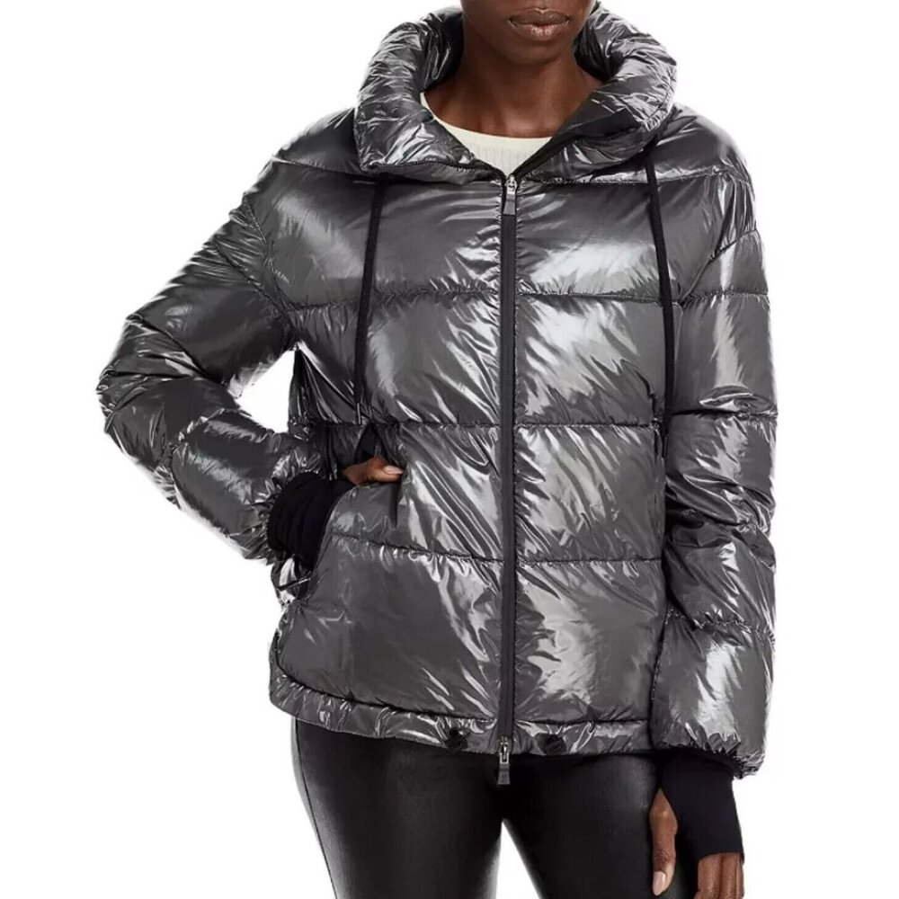Herno Laminar Down Water Repellent Puffer Jacket Coat US 4 IT 40 Small S New - Picture 3 of 11